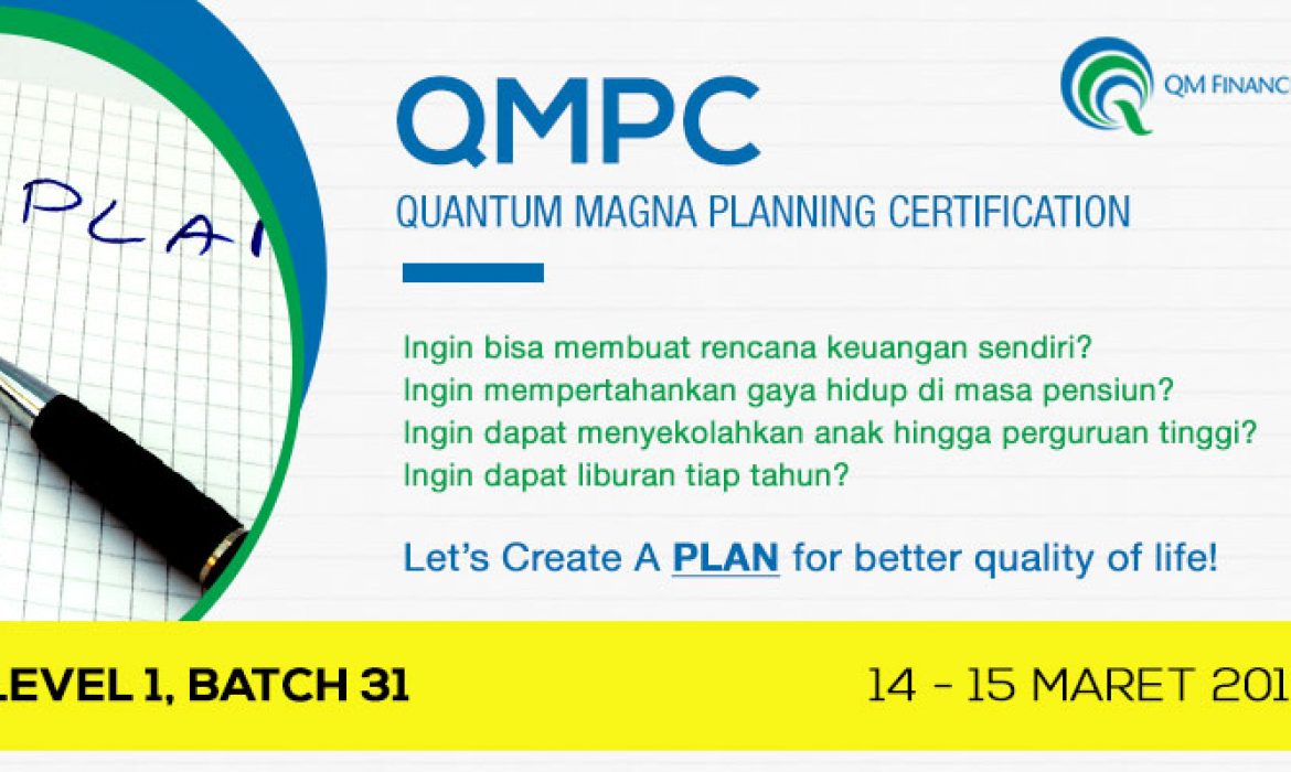 QMPC Level 1 Batch 31: 14-15 Maret 2014