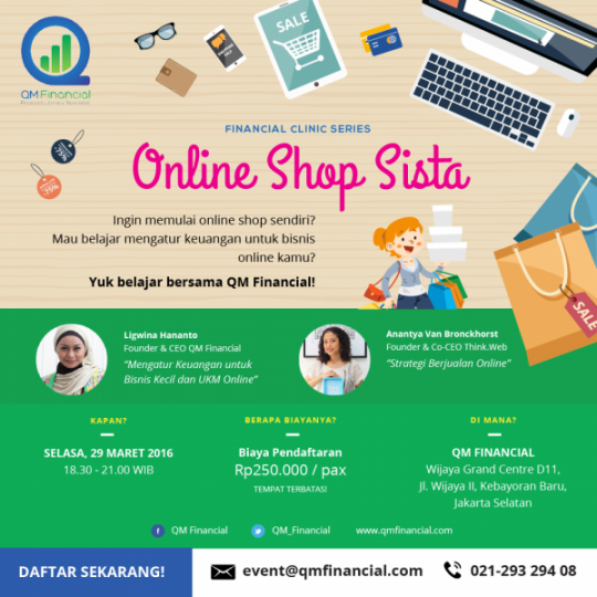 #FinClic Series, Online Shop Sista, 29 Maret 2016