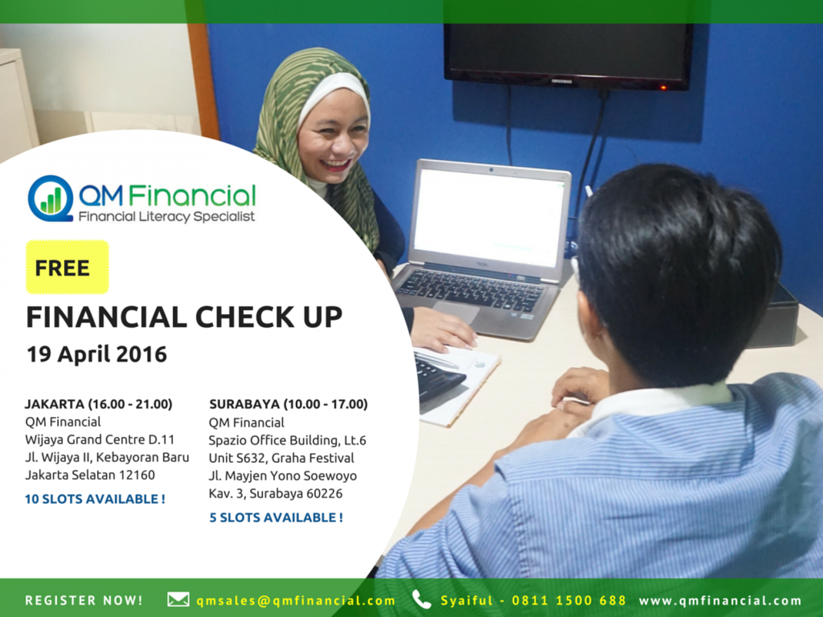 FREE Financial Check Up April