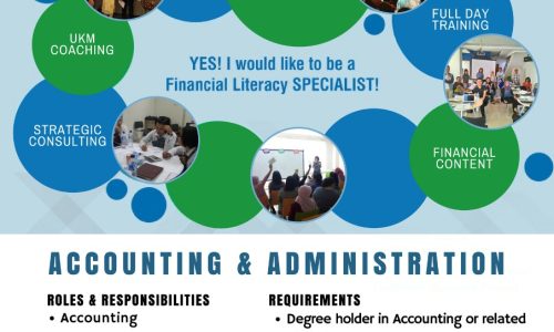 #QMJob QM Looking for Accounting and Administration Candidate