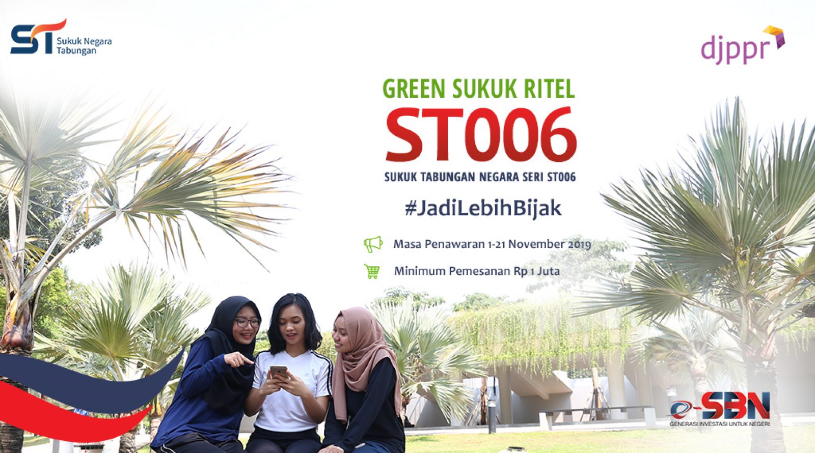 Go Green dengan Sukuk Tabungan seri 006