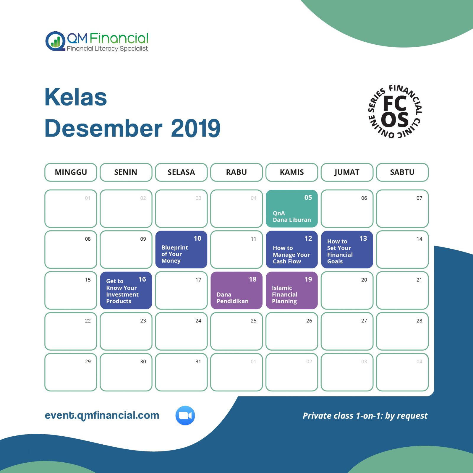 Kelas FCOS Terakhir di 2019